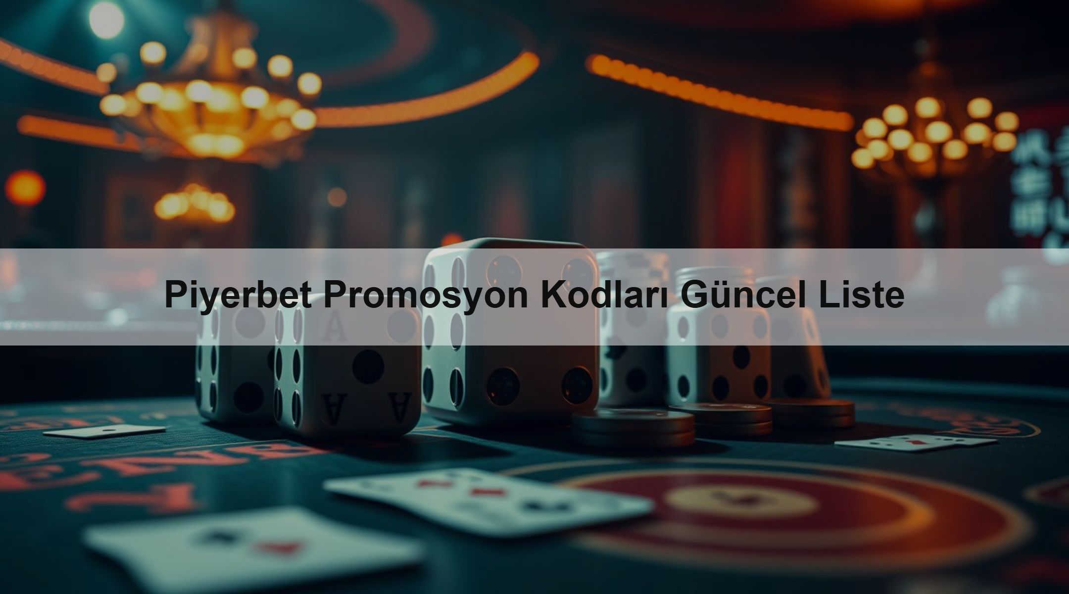 Piyerbet Promosyon Kodları Güncel Liste